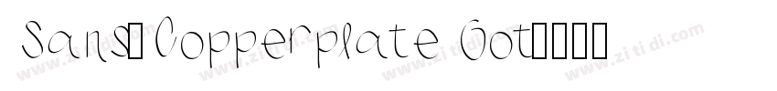 Sans-Copperplate Got字体转换